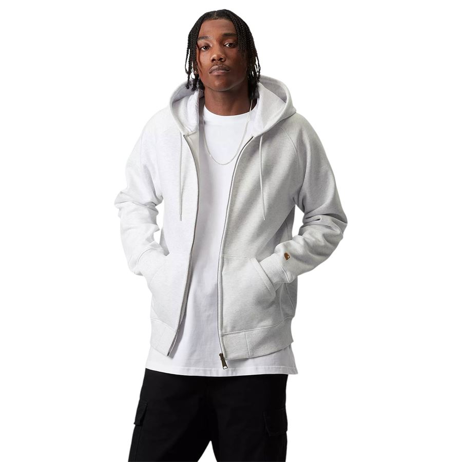 Hooded Chase Jacket felpa da uomo con cappuccio e zip Carhartt WIP | I03366400JXX